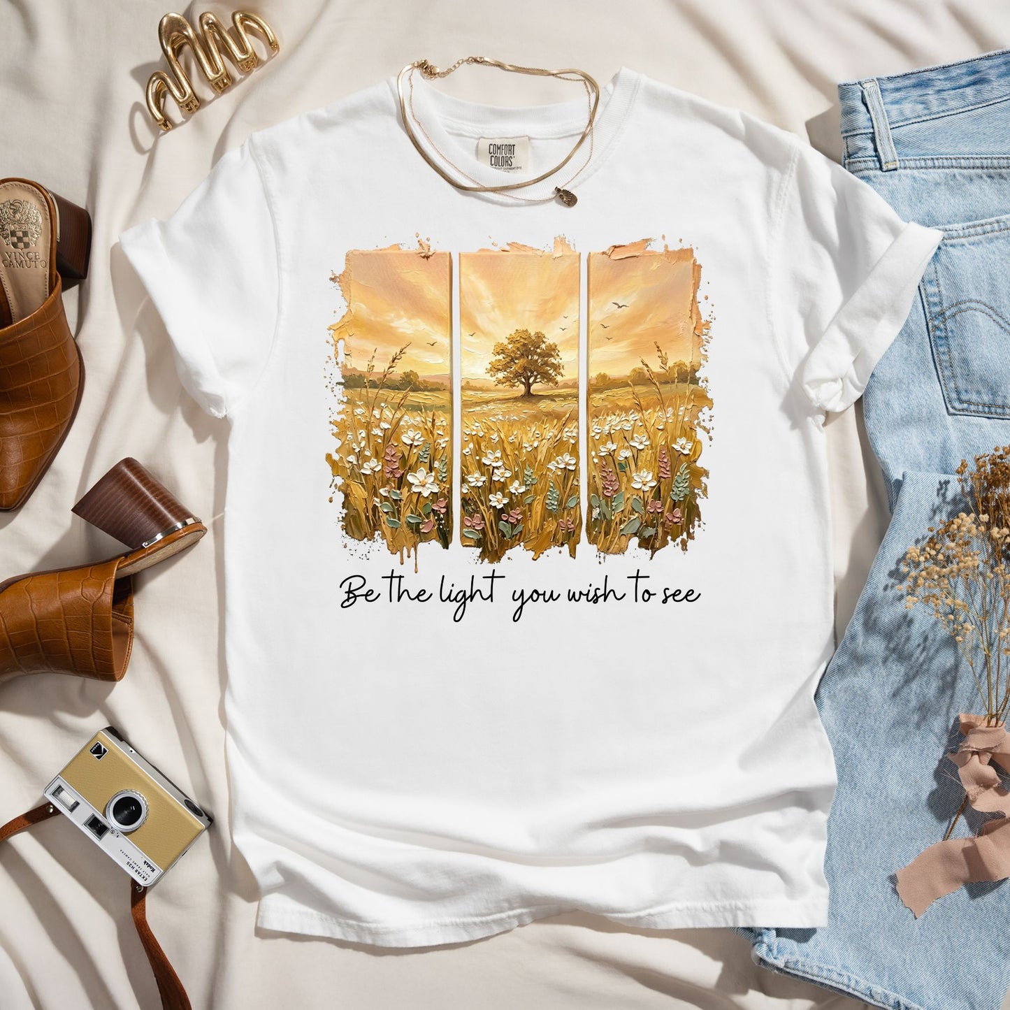 Be The Light You Wish To See - Faith Tee