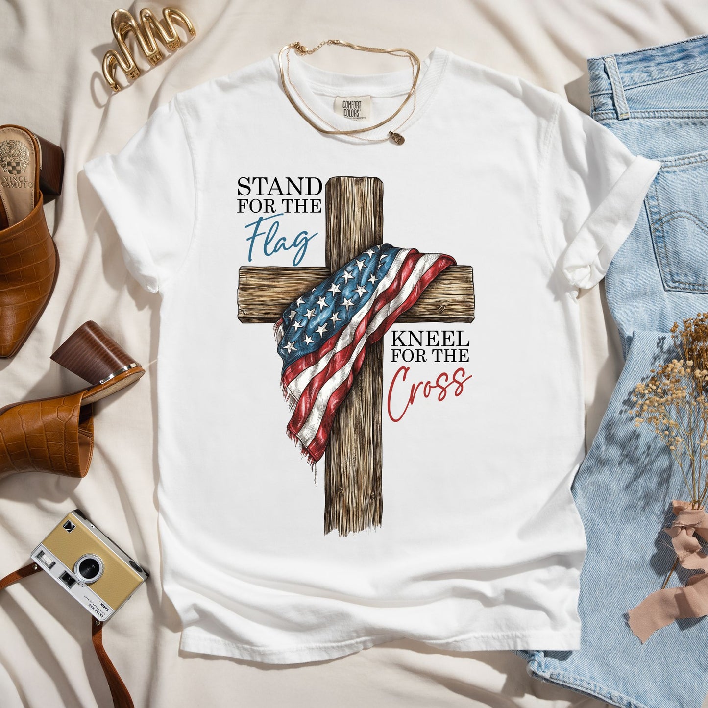 Stand For The Flag - Kneel For The Cross