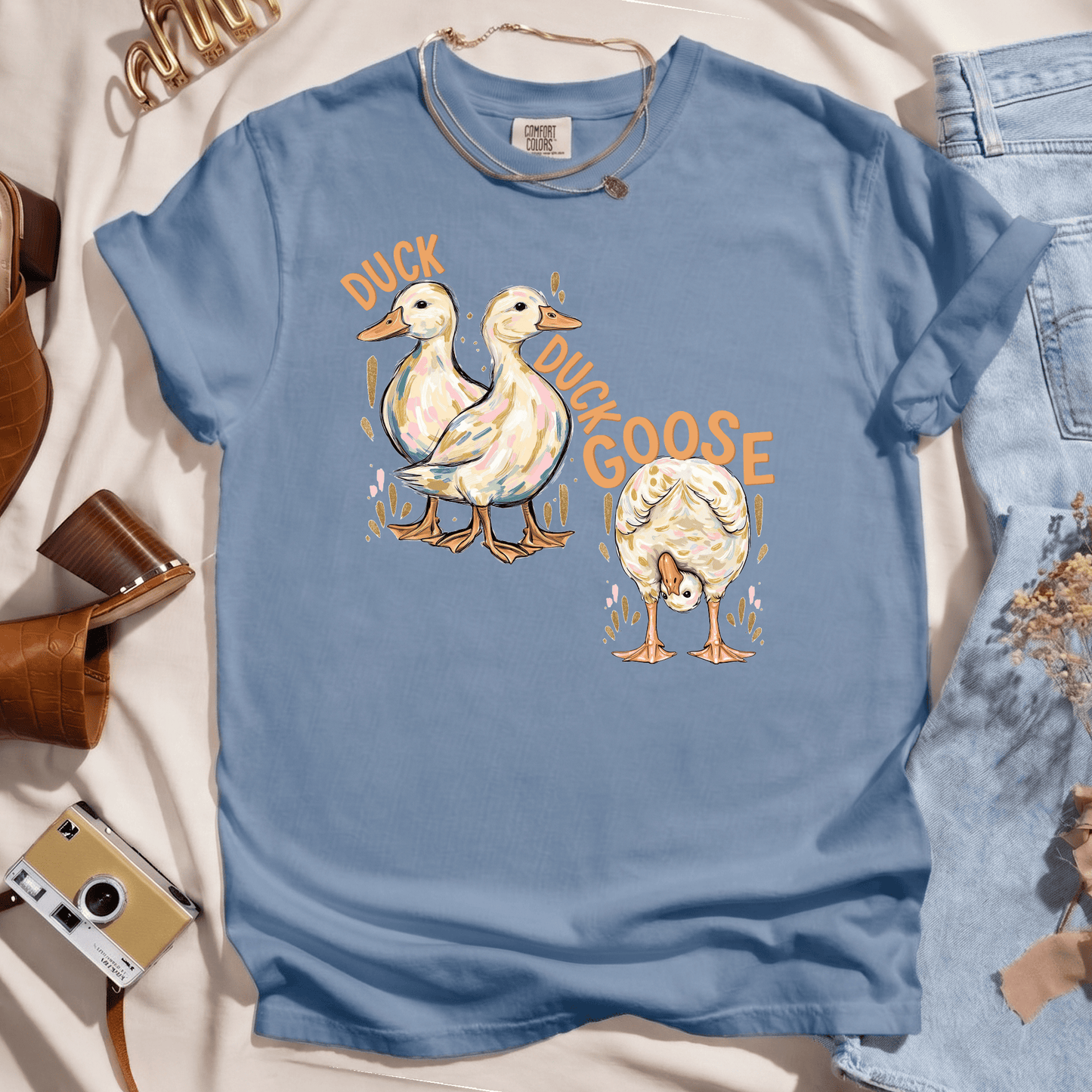 Duck Duck Goose Funny Tee