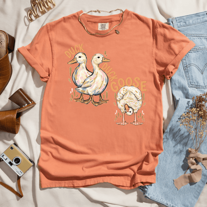 Duck Duck Goose Funny Tee