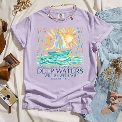When You Pass Through Deep Waters - Faith Tee