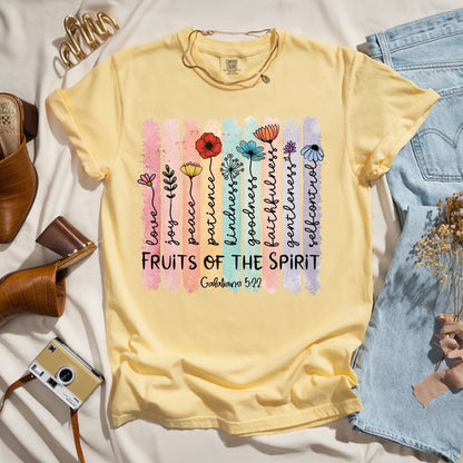 Fruits of the Spirit Shirt - Galatians 5:22 Christian Tee