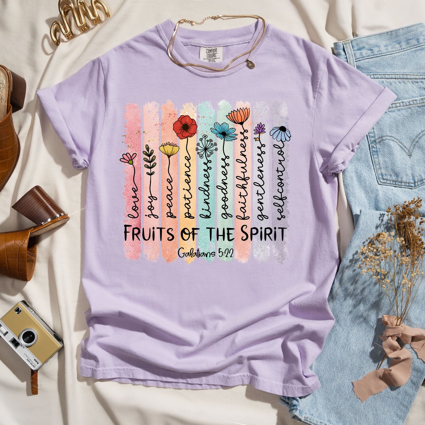 Fruits of the Spirit Shirt - Galatians 5:22 Christian Tee