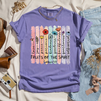 Fruits of the Spirit Shirt - Galatians 5:22 Christian Tee