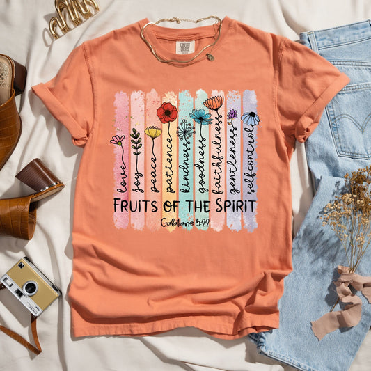 Fruits of the Spirit Shirt - Galatians 5:22 Christian Tee