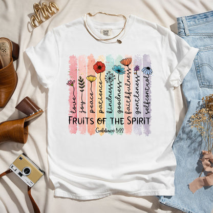 Fruits of the Spirit Shirt - Galatians 5:22 Christian Tee