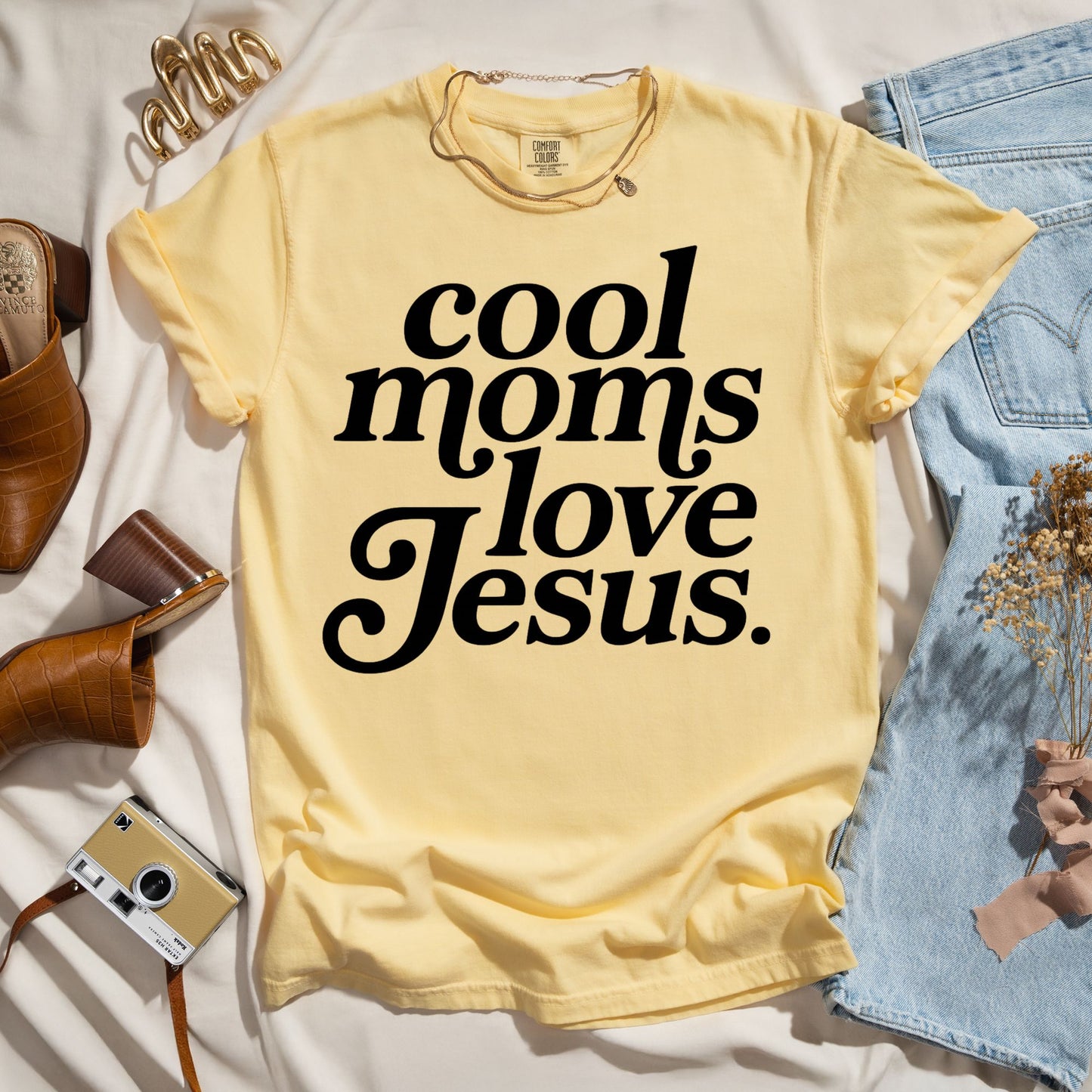 Cool Moms Love Jesus - Faith Tee