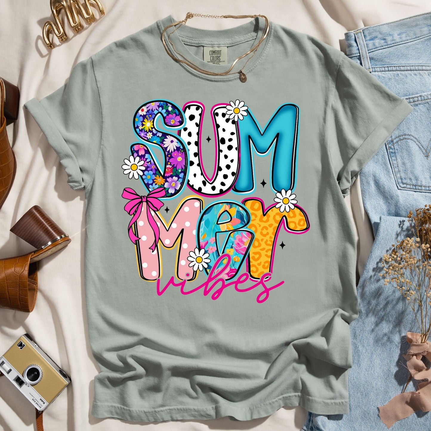 Summer Vibes - Vibrant Luxury Tee