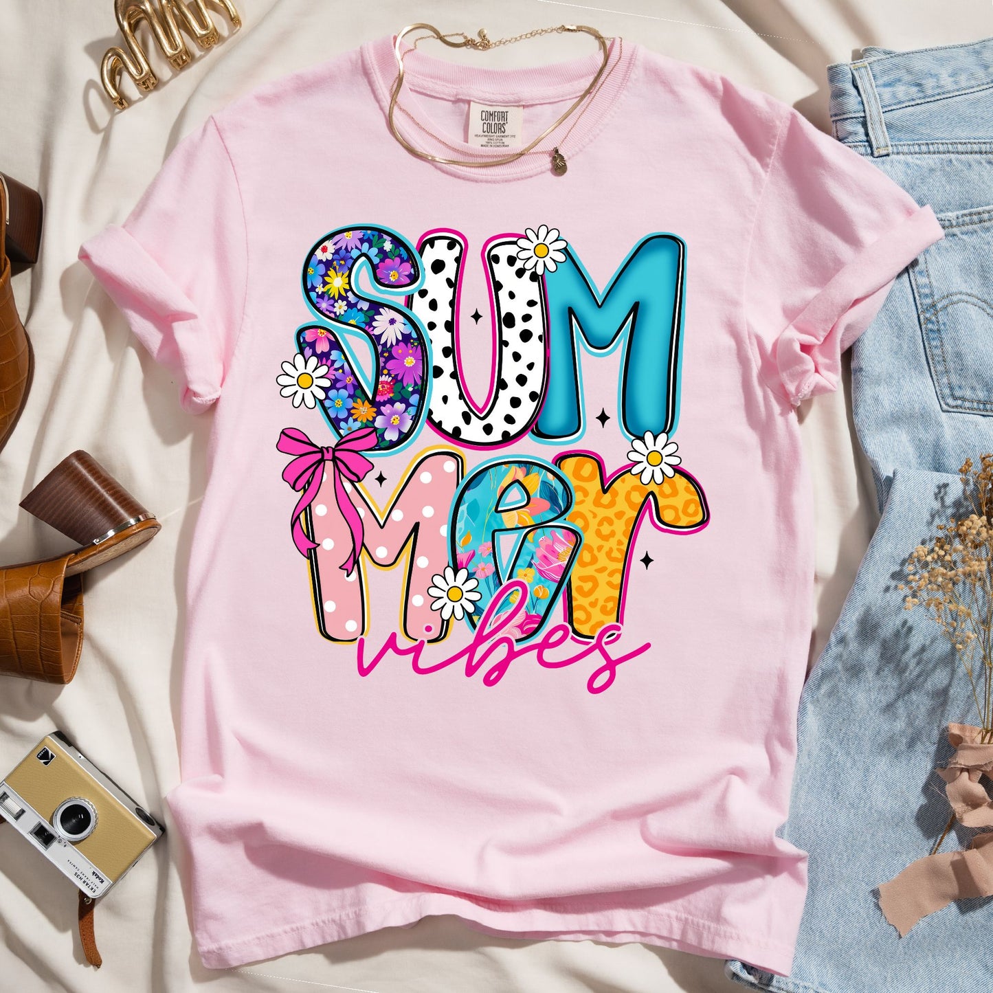 Summer Vibes - Vibrant Luxury Tee