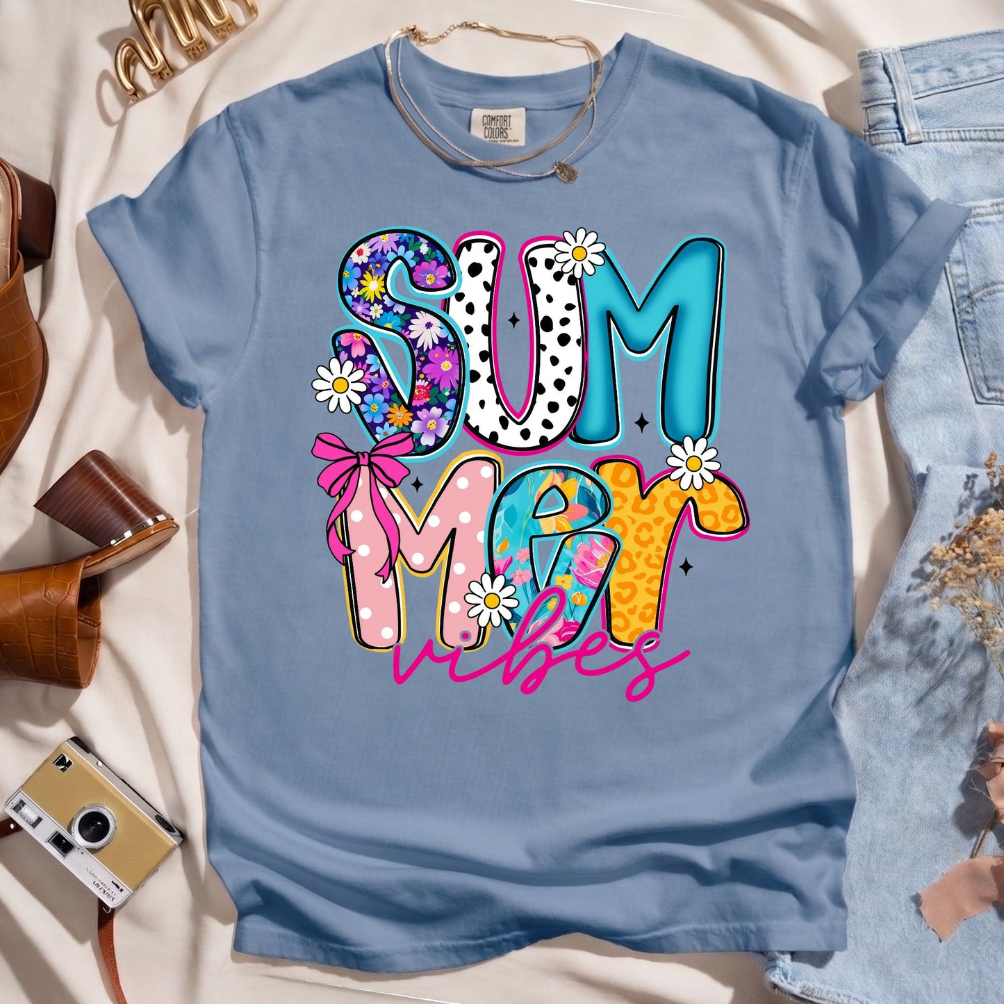 Summer Vibes - Vibrant Luxury Tee