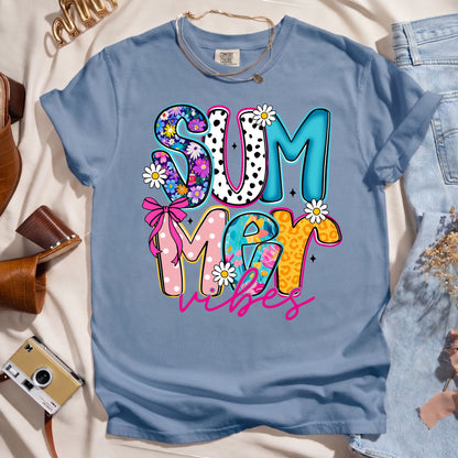 Summer Vibes - Vibrant Luxury Tee
