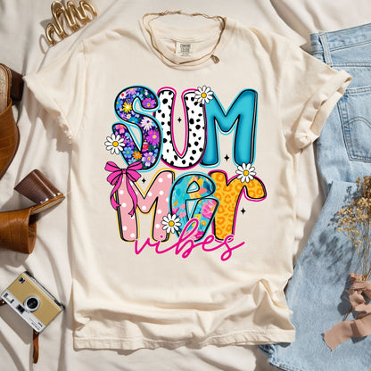 Summer Vibes - Vibrant Luxury Tee