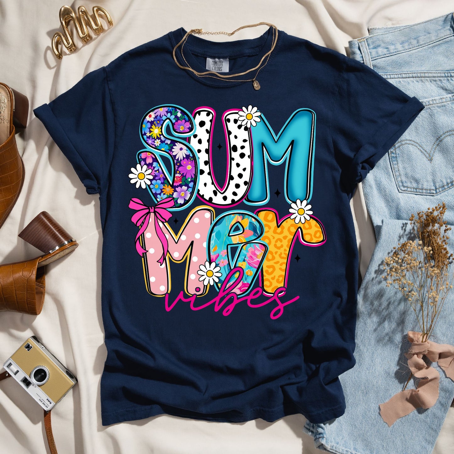 Summer Vibes - Vibrant Luxury Tee