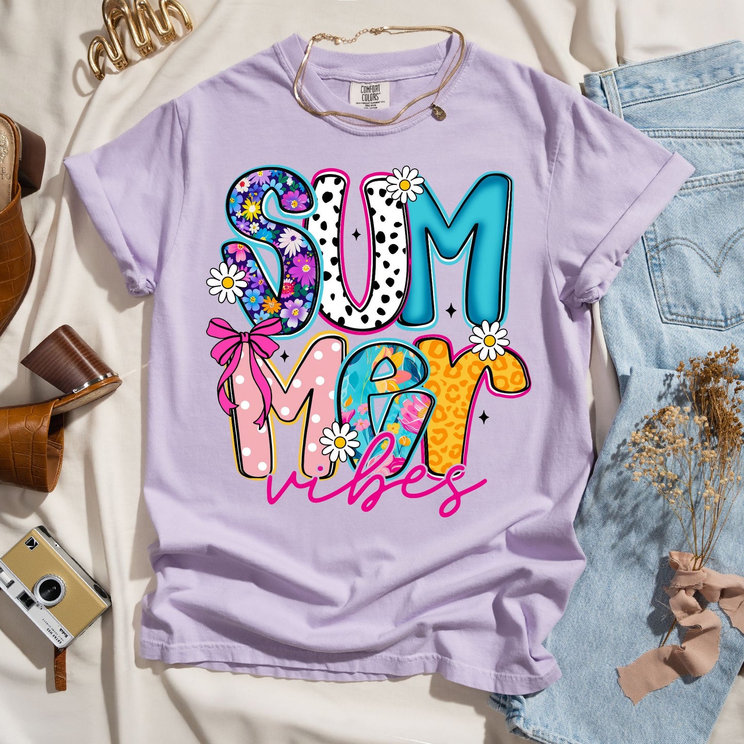 Summer Vibes - Vibrant Luxury Tee