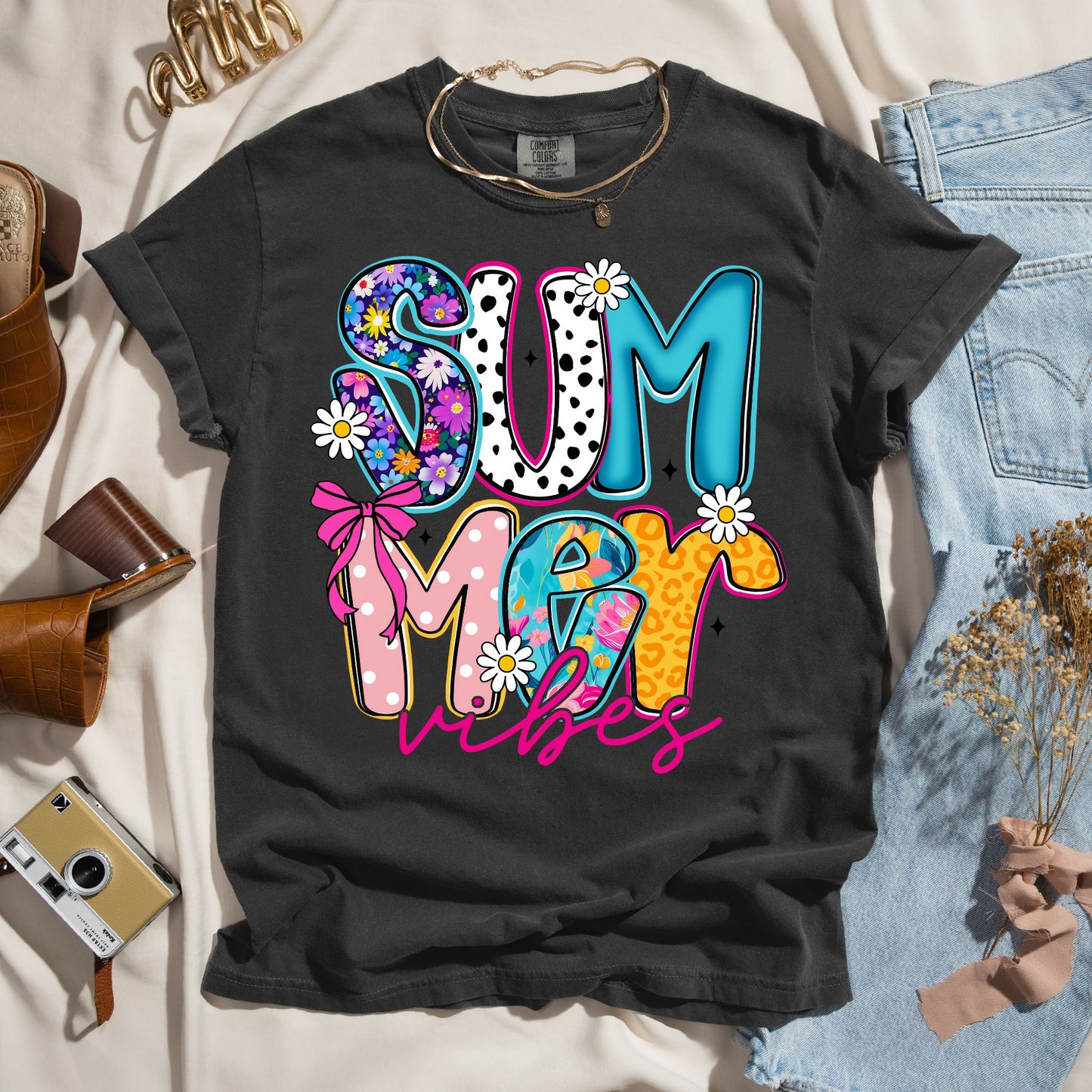 Summer Vibes - Vibrant Luxury Tee