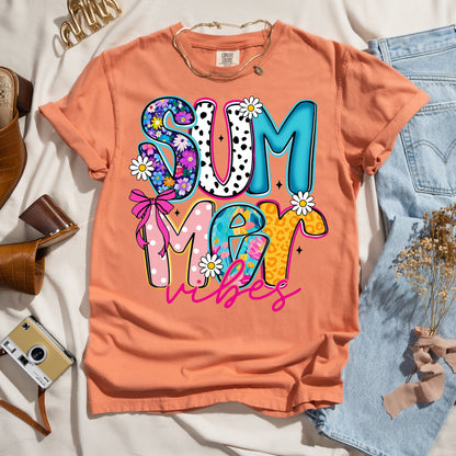 Summer Vibes - Vibrant Luxury Tee