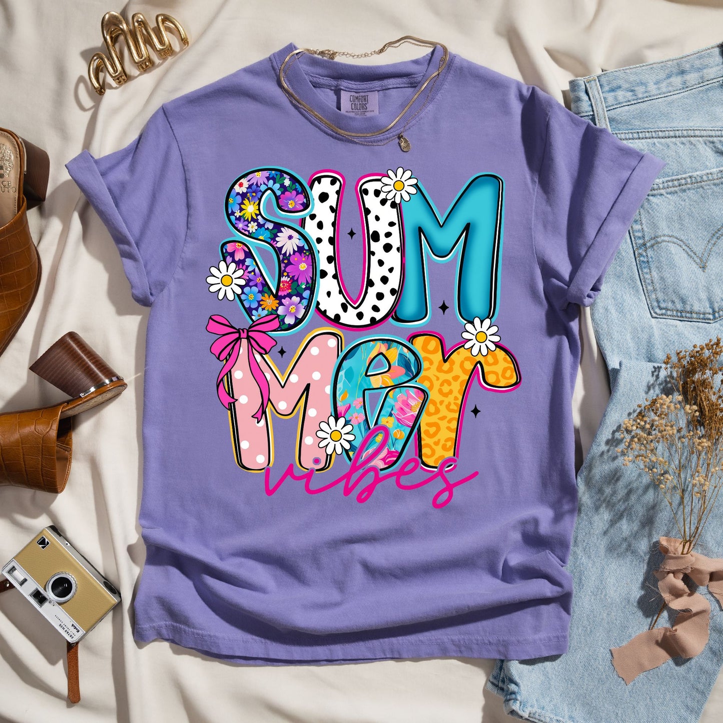 Summer Vibes - Vibrant Luxury Tee