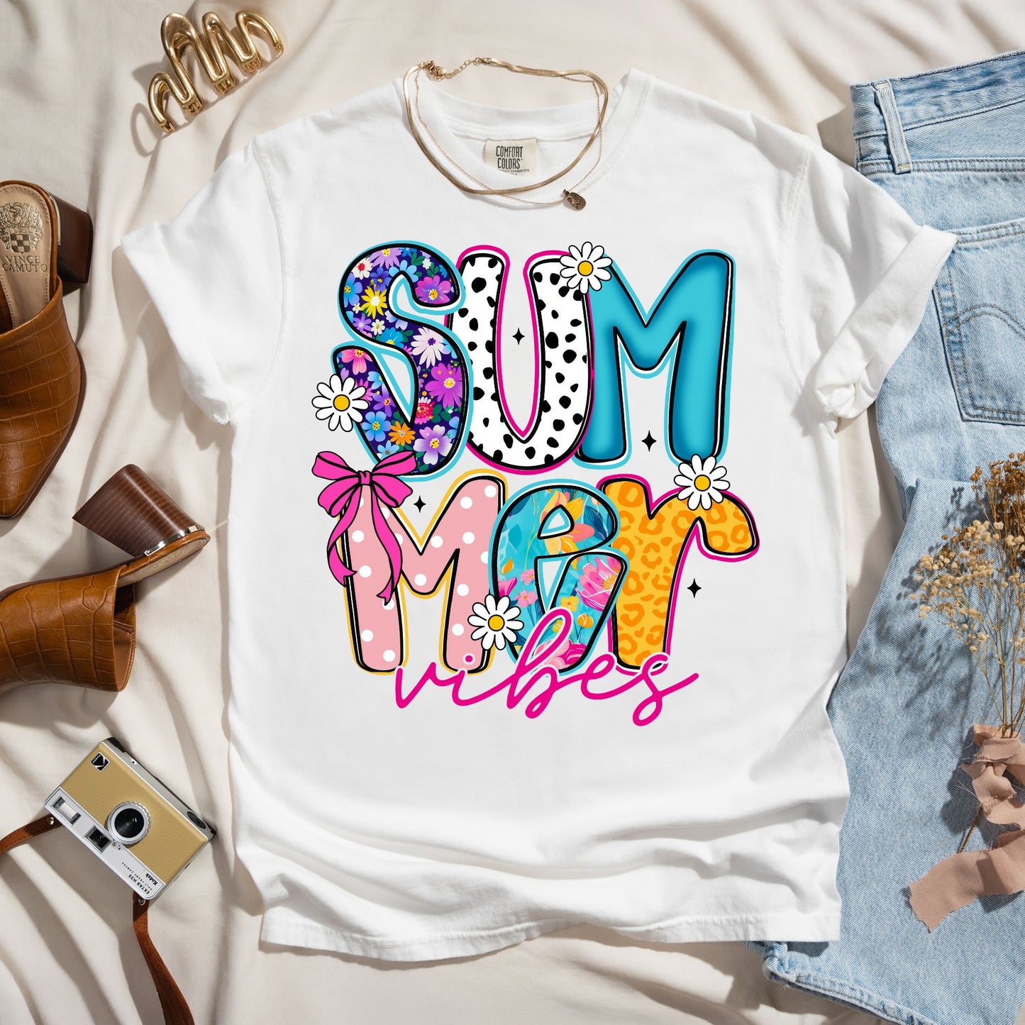 Summer Vibes - Vibrant Luxury Tee