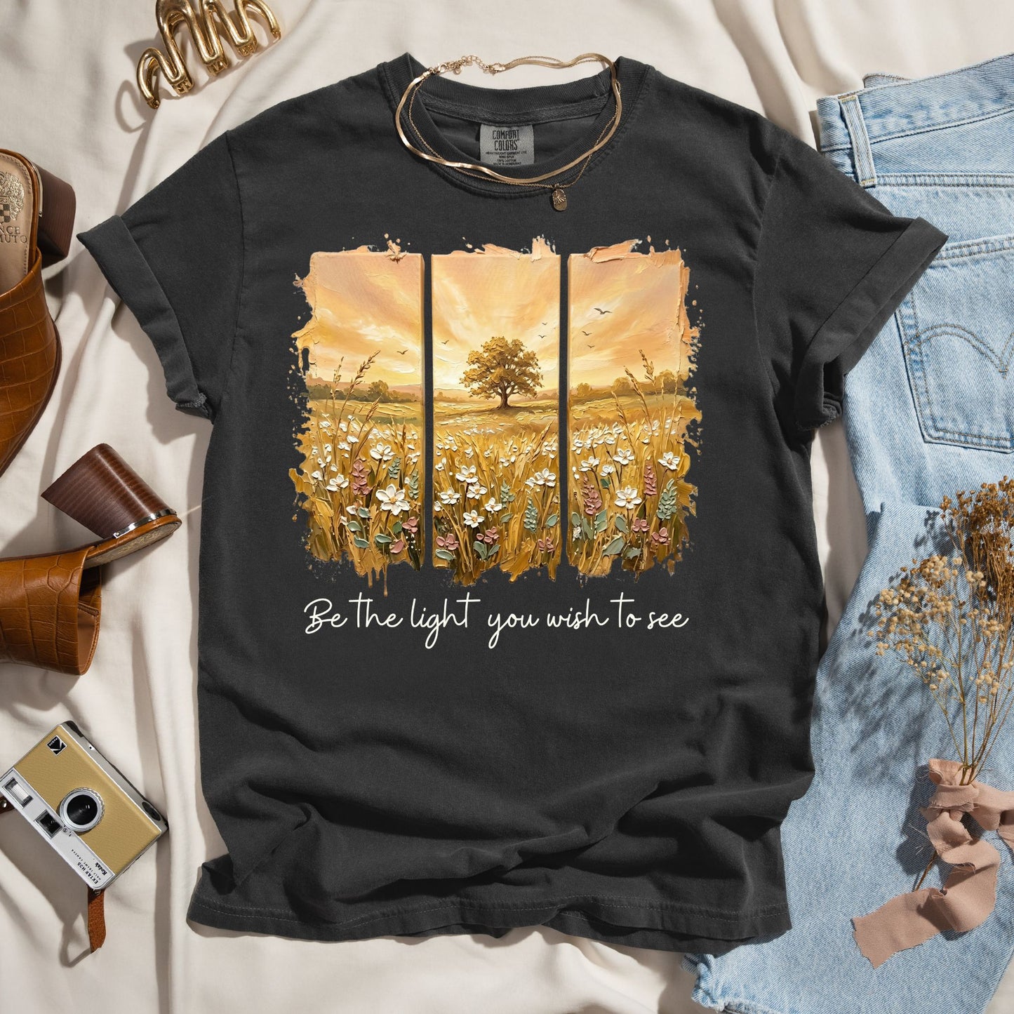 Be The Light You Wish To See - Faith Tee