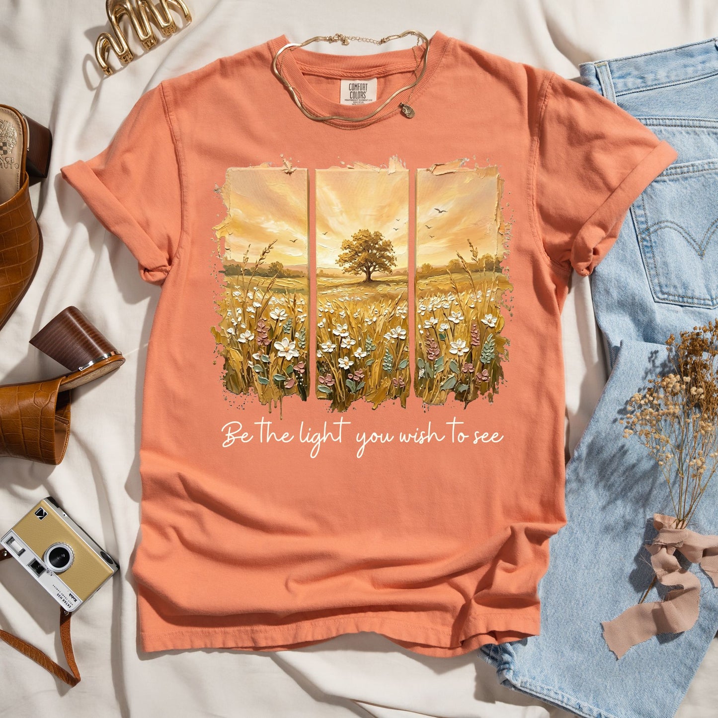 Be The Light You Wish To See - Faith Tee