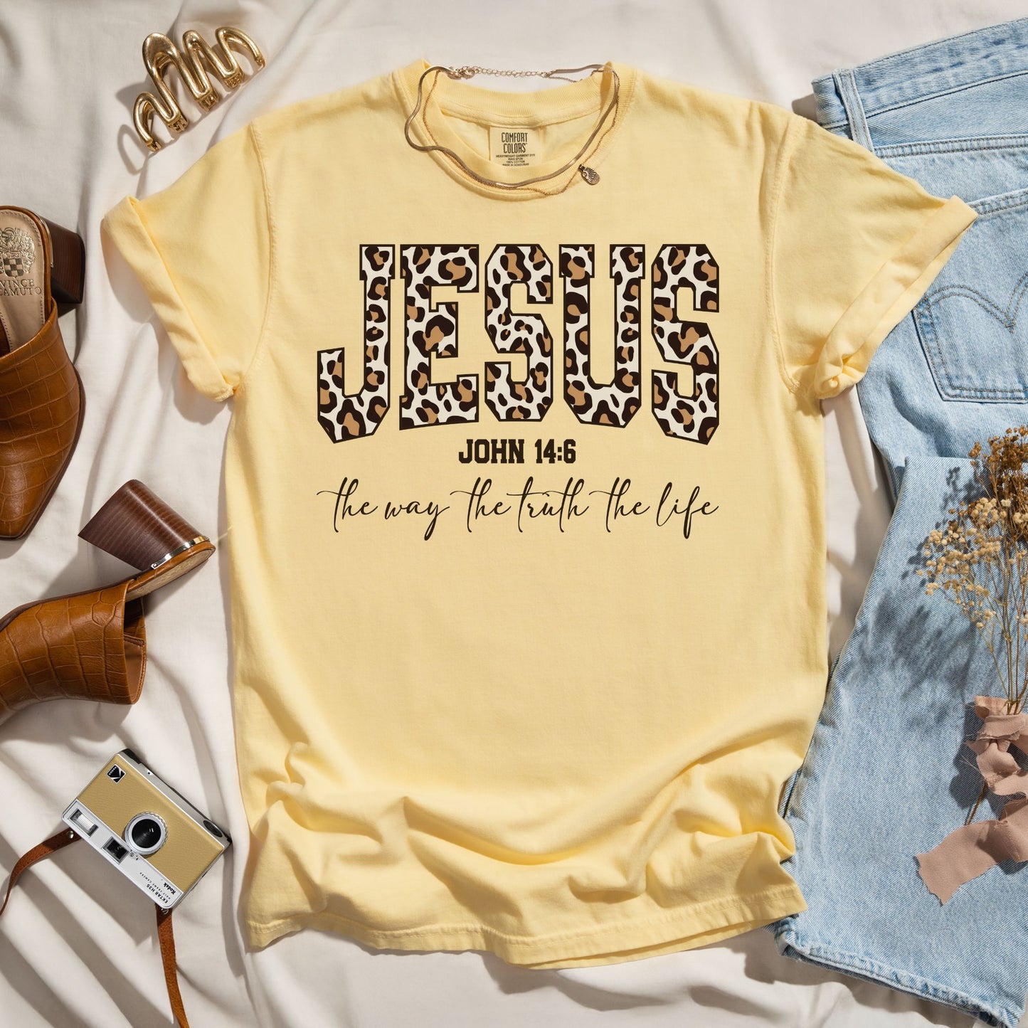 John 4:16 - Leopard Faith Tee