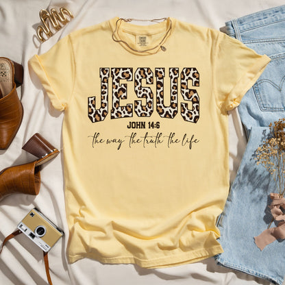 John 4:16 - Leopard Faith Tee