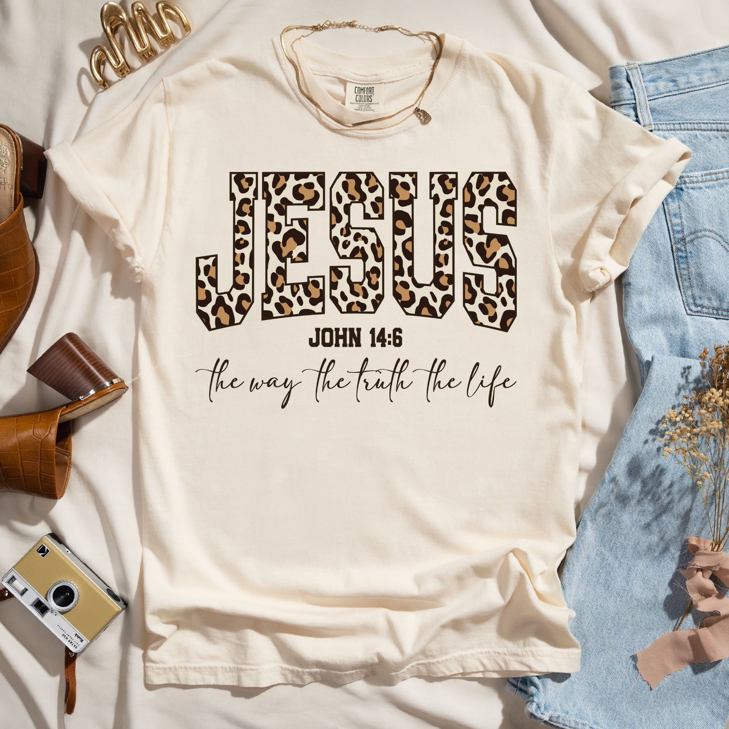 John 4:16 - Leopard Faith Tee