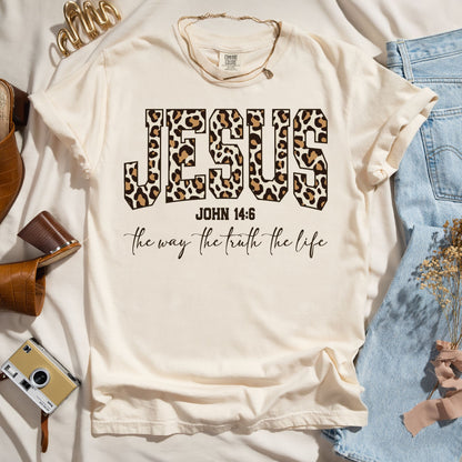 John 4:16 - Leopard Faith Tee