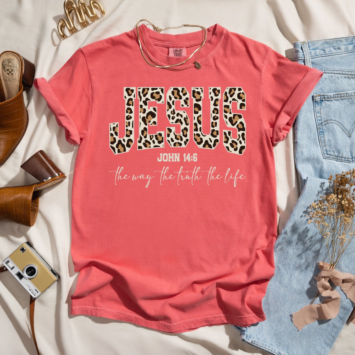John 4:16 - Leopard Faith Tee