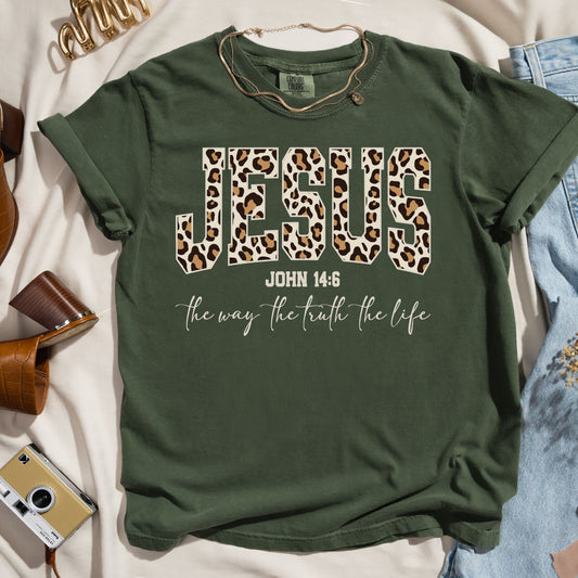 John 4:16 - Leopard Faith Tee
