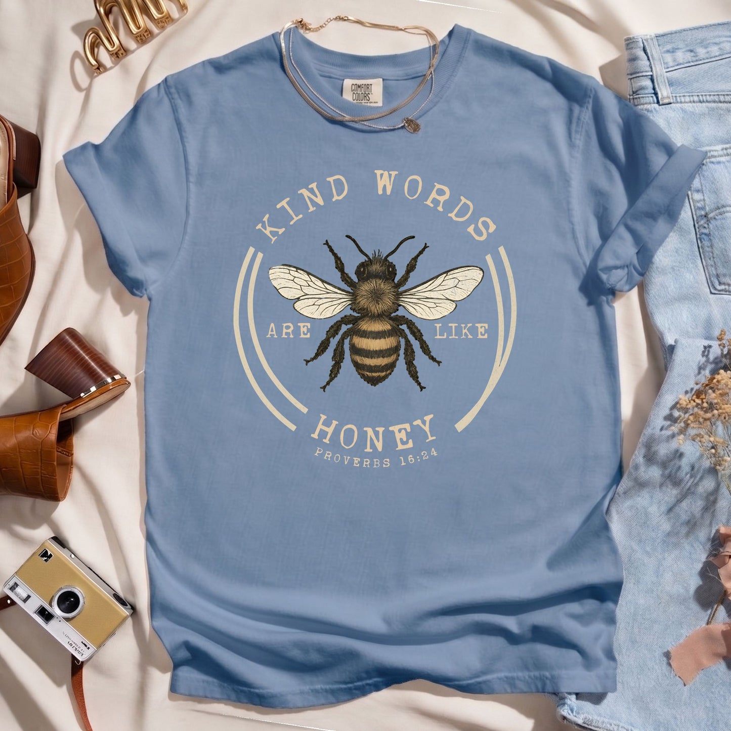 Kind Words Are Like Honey - Faith Tee