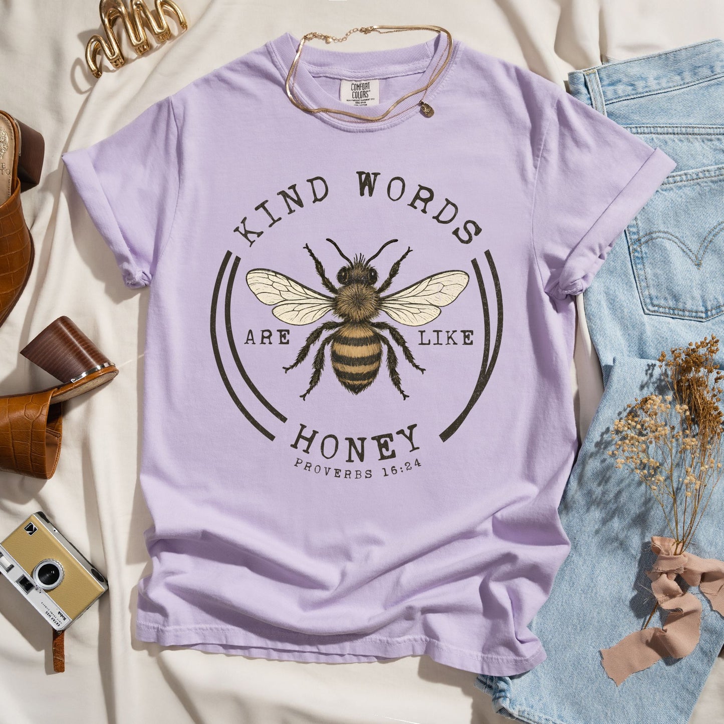 Kind Words Are Like Honey - Faith Tee