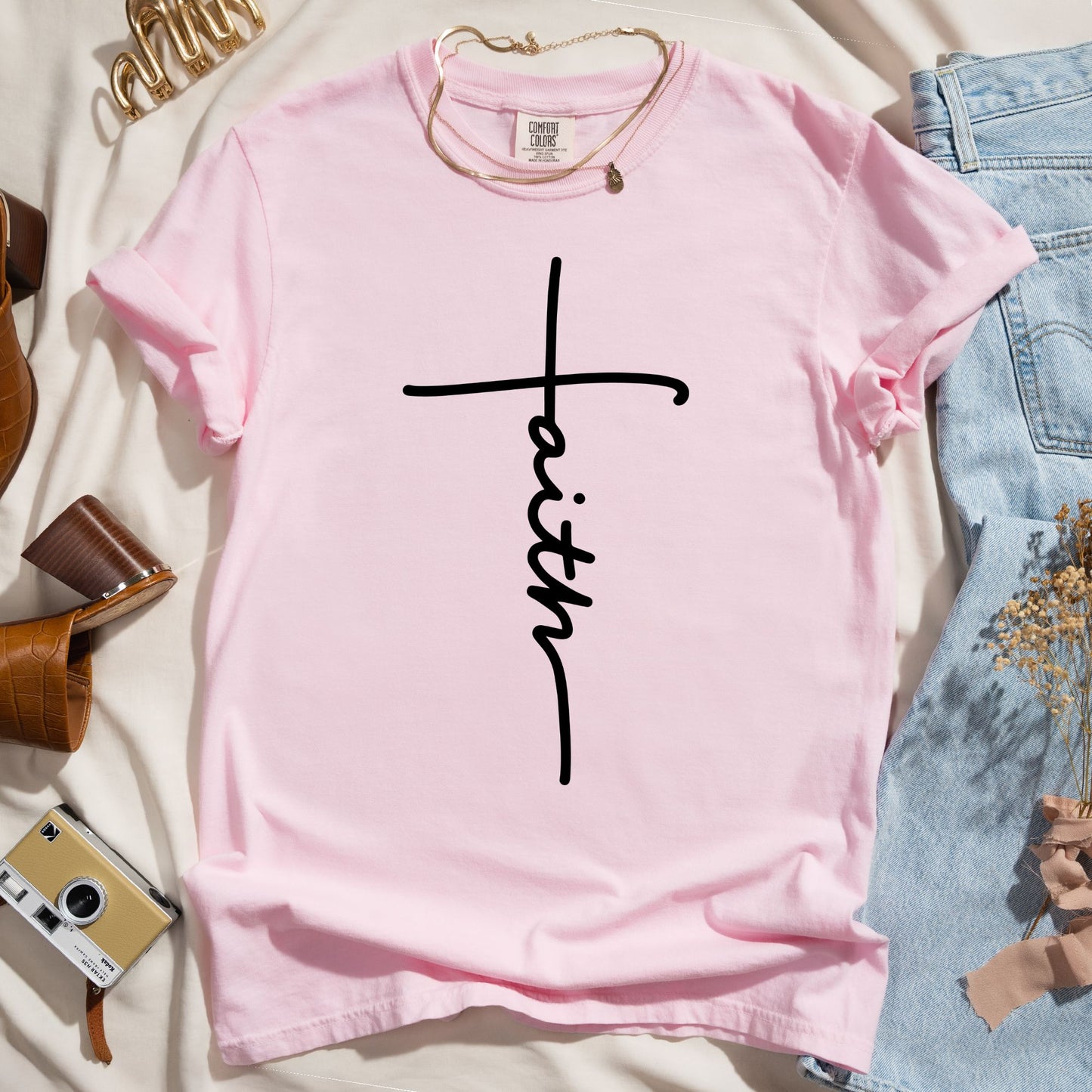 Stand Tall in Your Faith - Luxury Tee