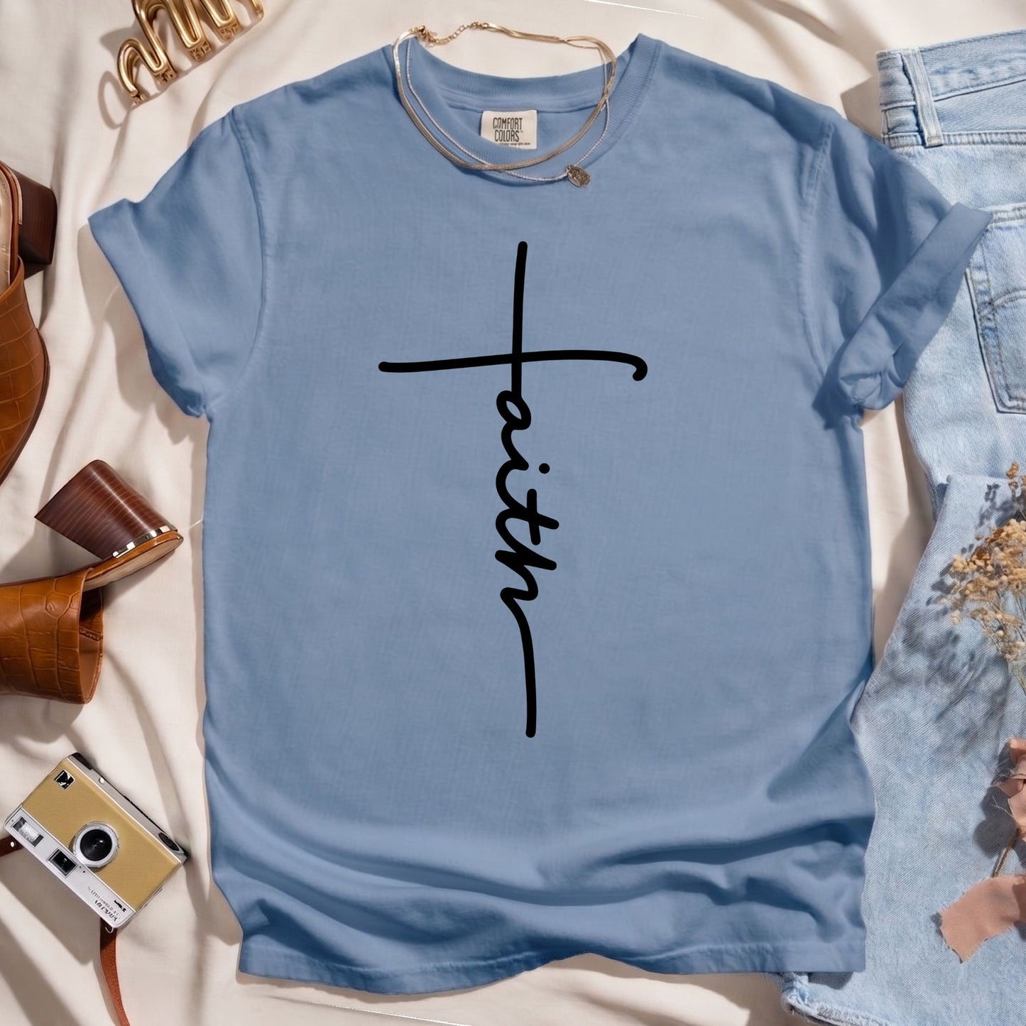 Stand Tall in Your Faith - Luxury Tee