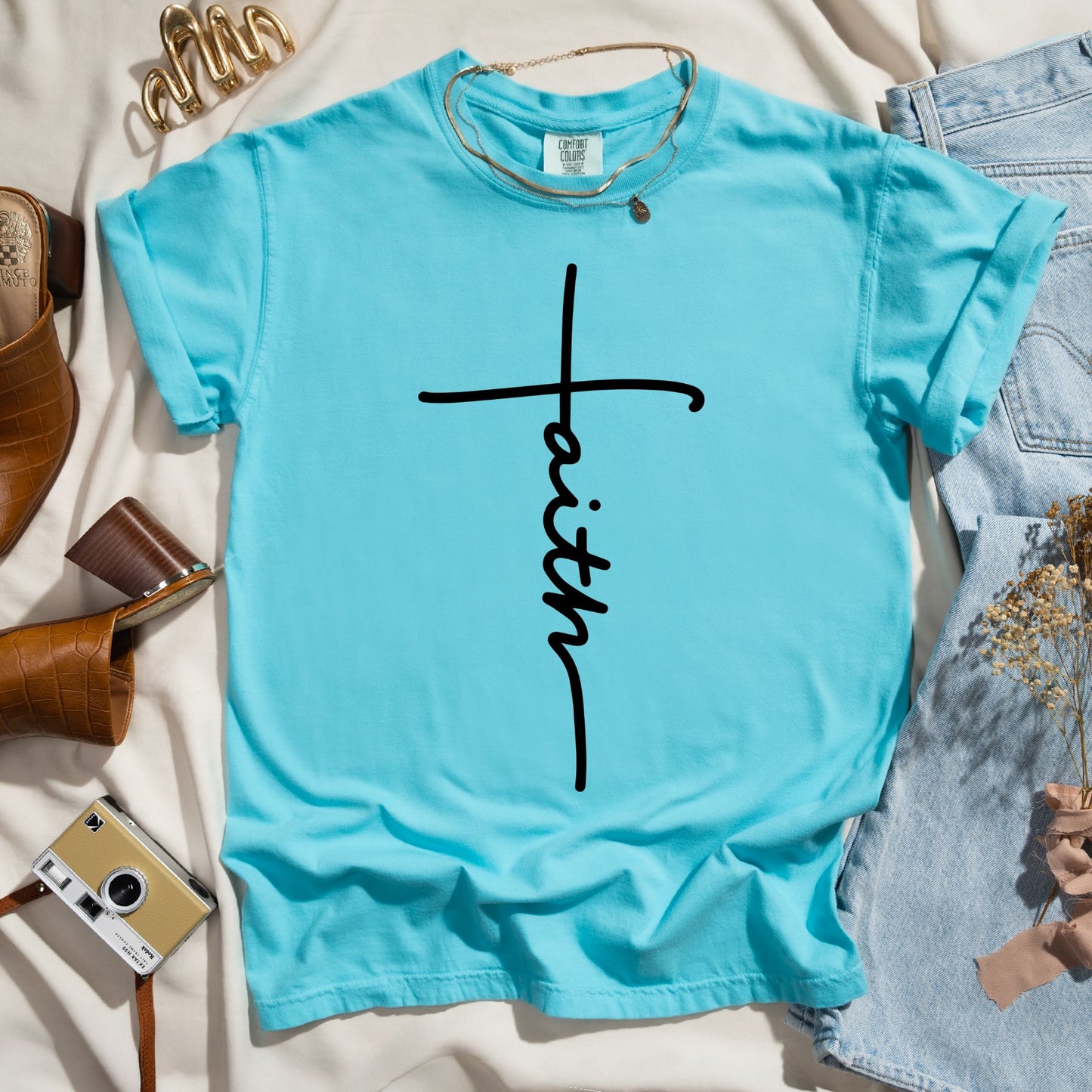 Stand Tall in Your Faith - Luxury Tee