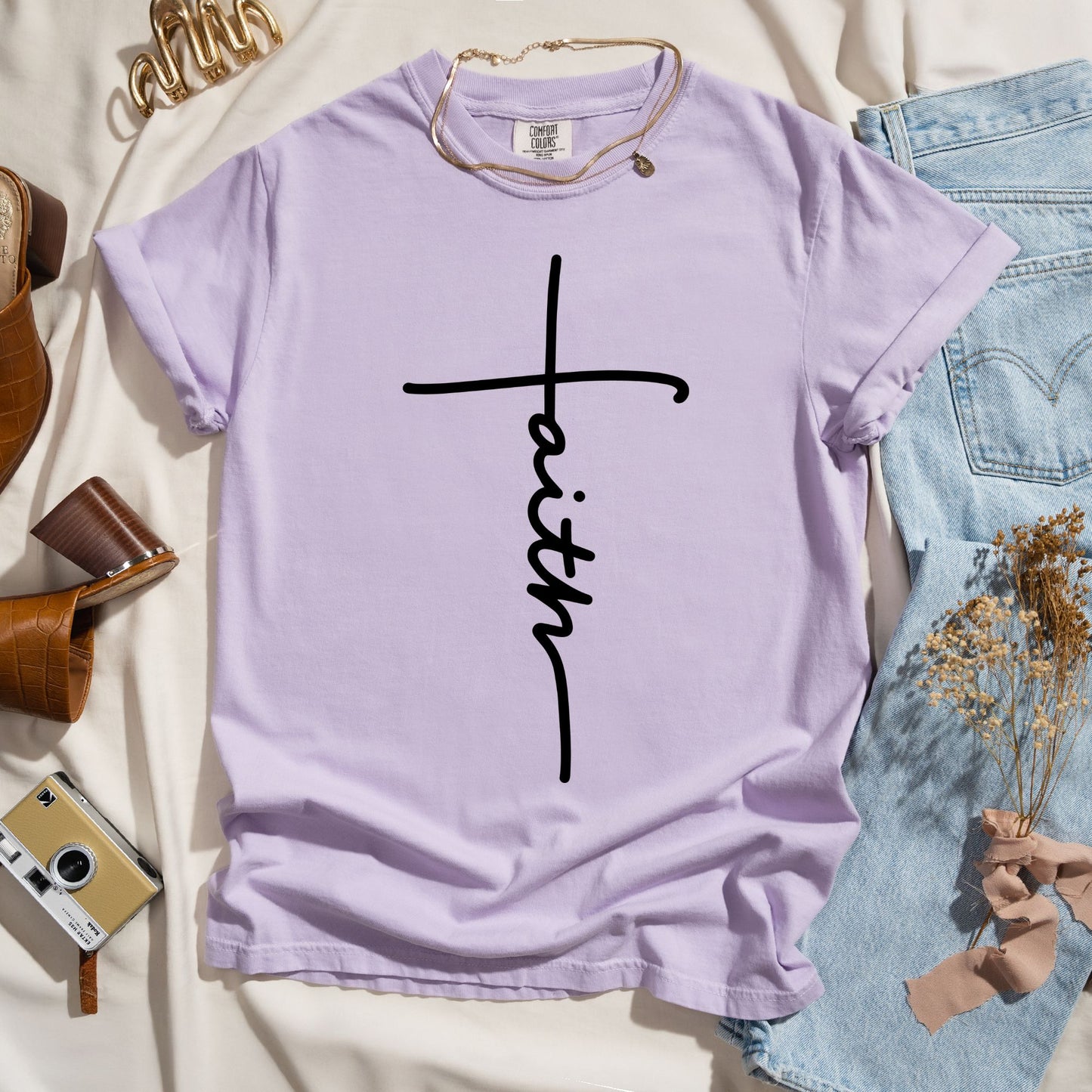 Stand Tall in Your Faith - Luxury Tee