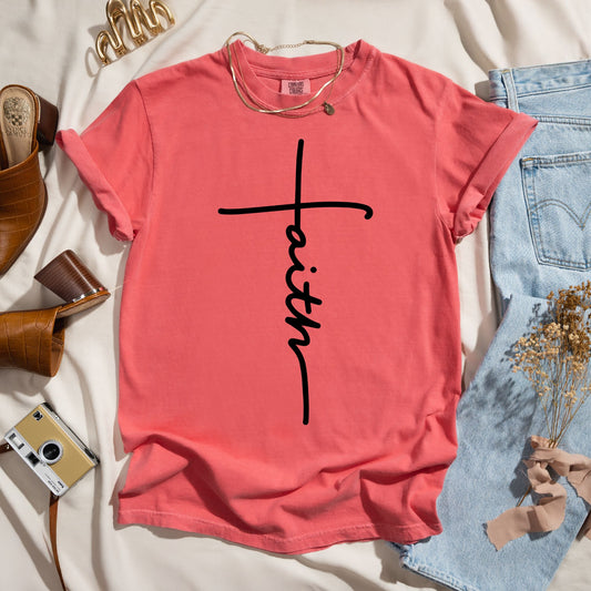 Stand Tall in Your Faith - Luxury Tee