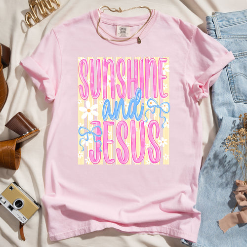 Sunshine and Jesus - Faith Tee