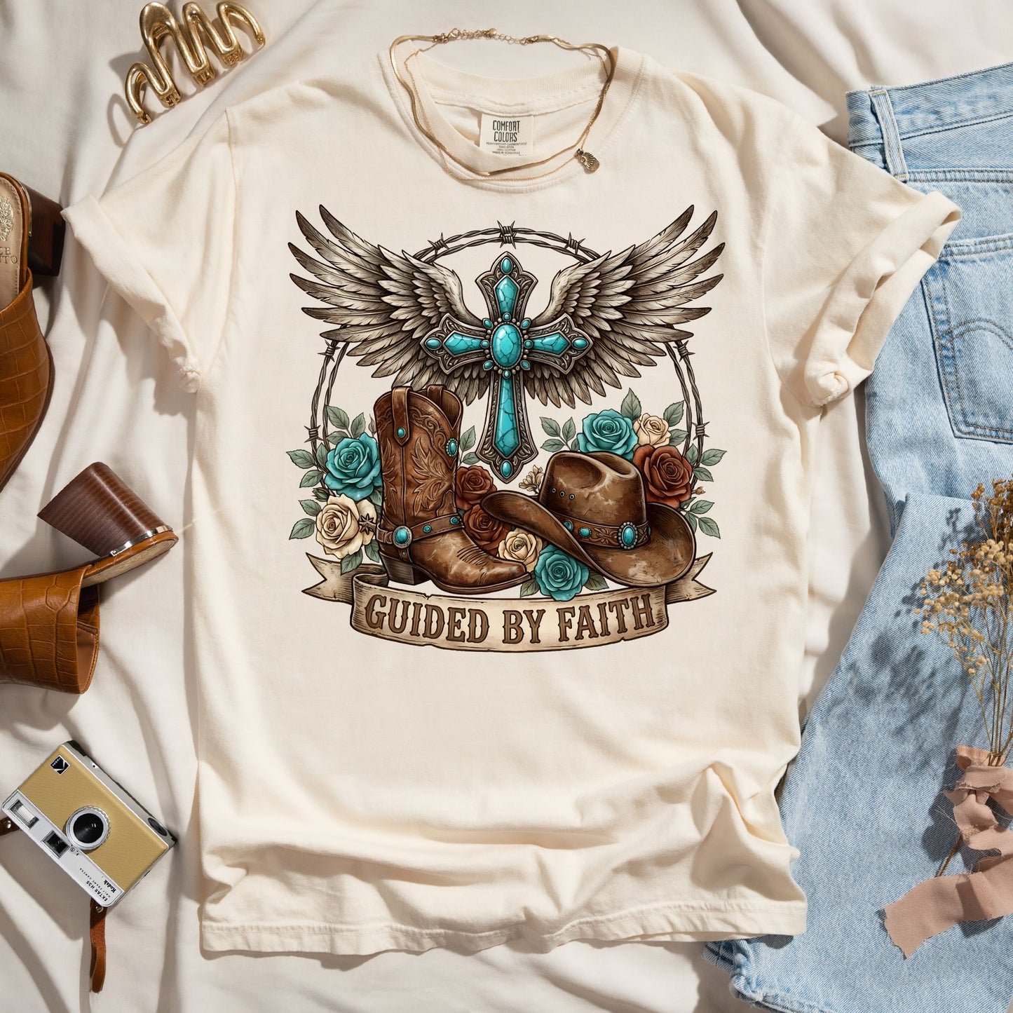 Saved By Faith - Luxury Tee