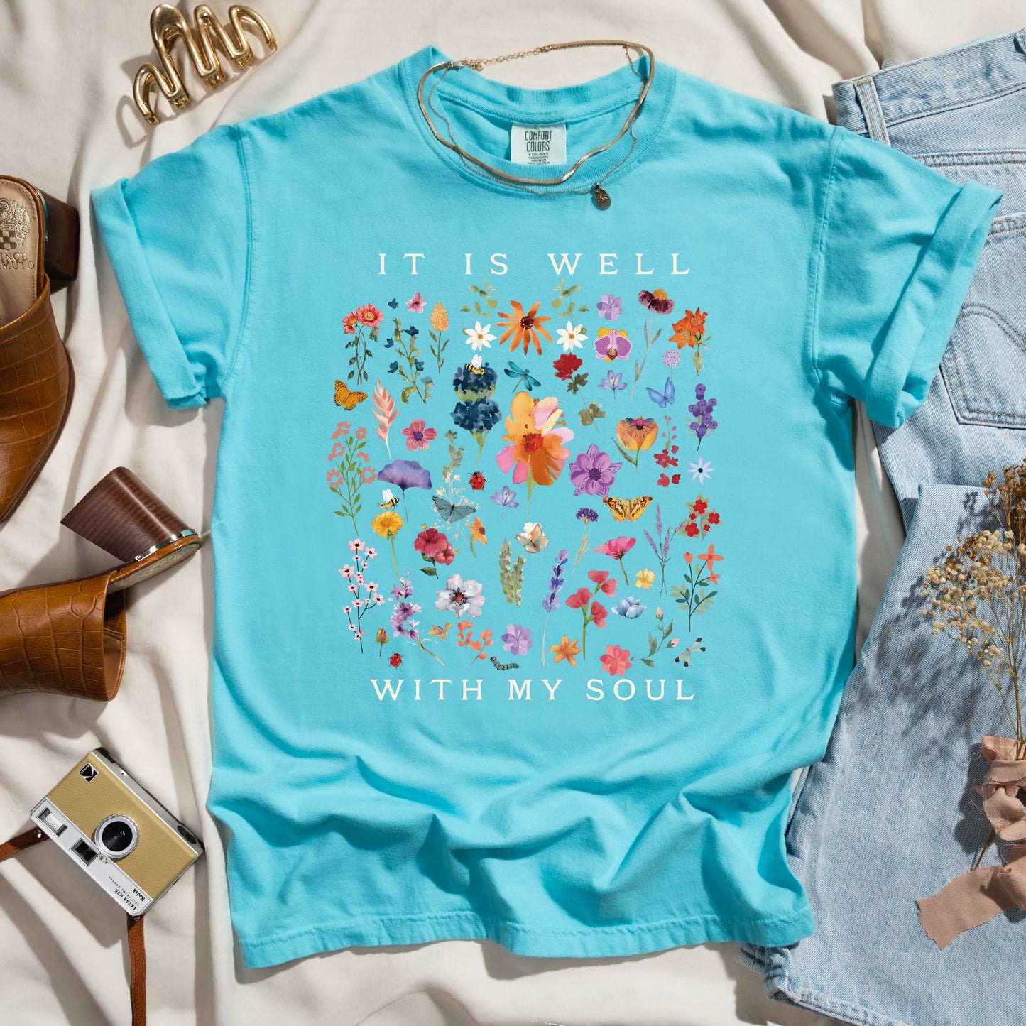 It Is Well With My Soul - Wildflower Tee