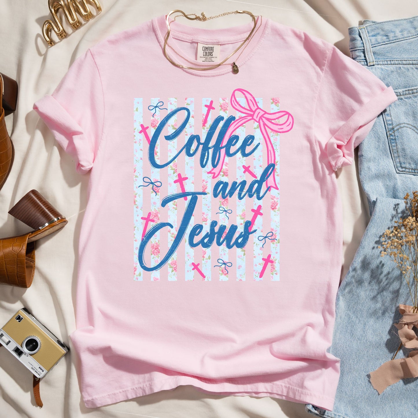 Coffee And Jesus - Faith Tee
