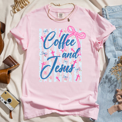 Coffee And Jesus - Faith Tee
