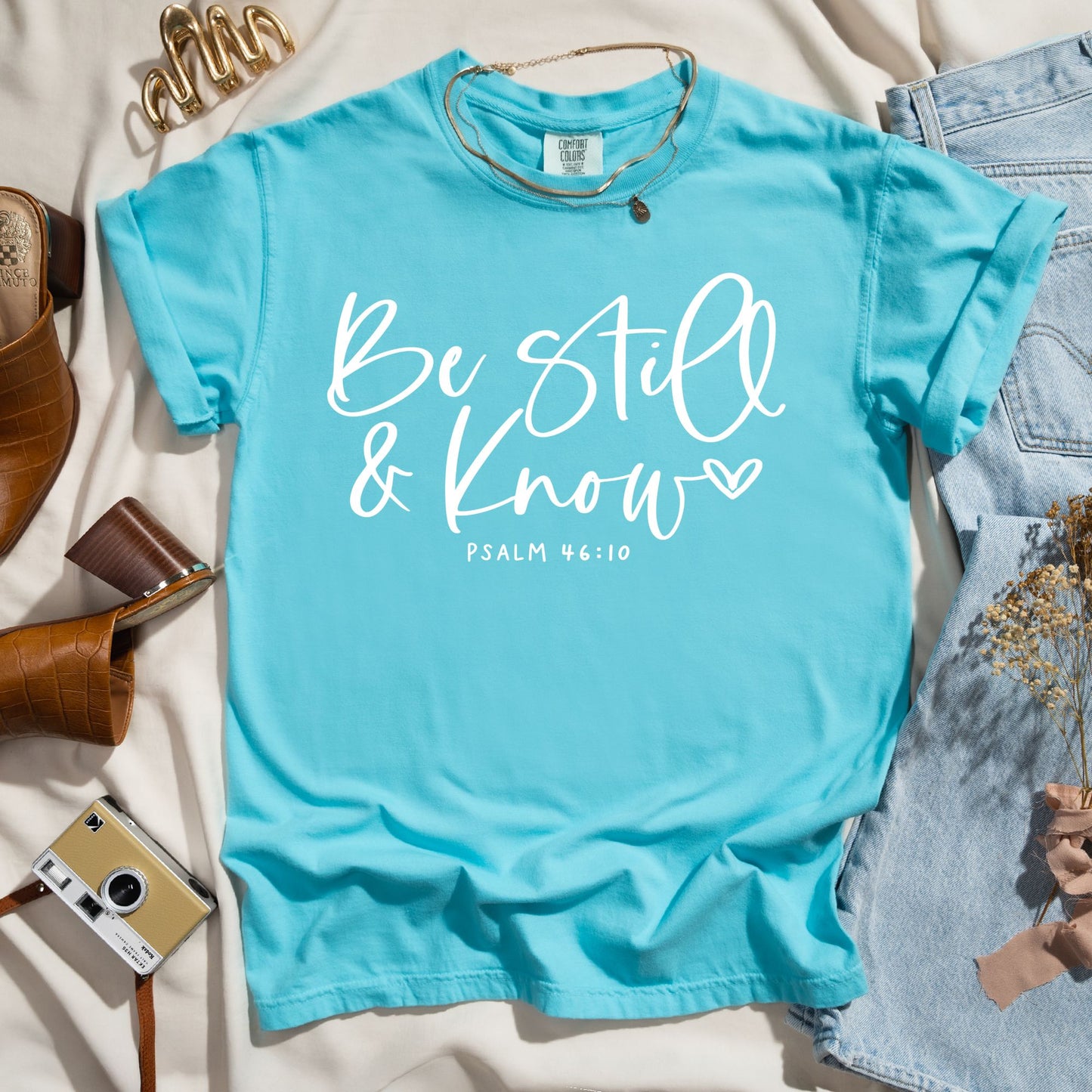 Be Still and Know - Script Faith Tee