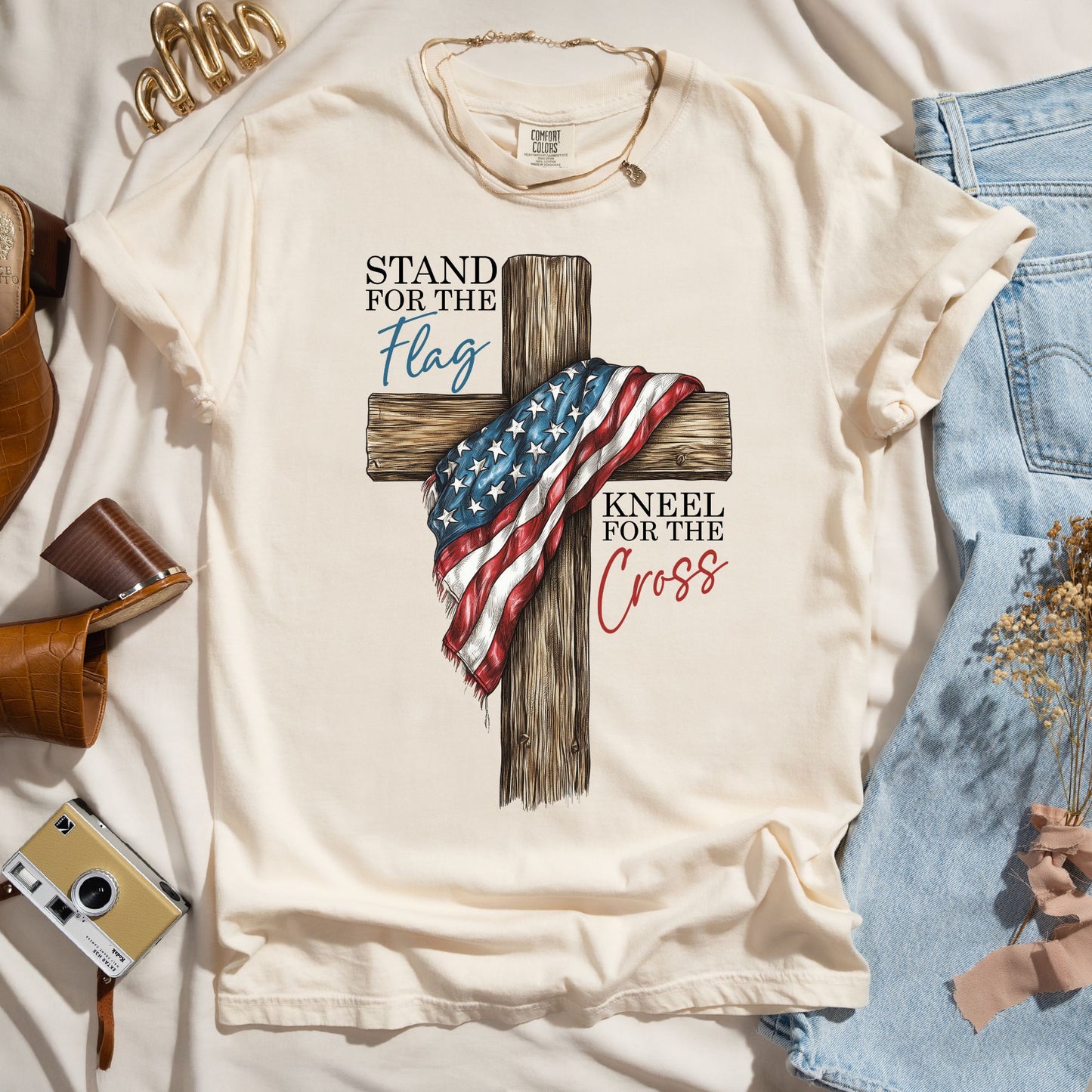 Stand For The Flag - Kneel For The Cross